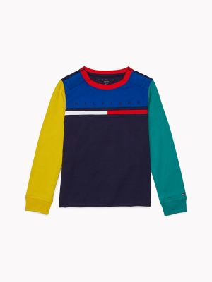 tommy hilfiger colorblock shirt