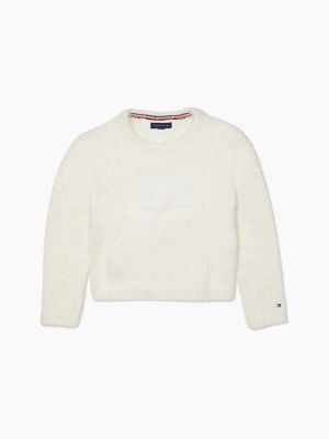 tommy hilfiger white sweater