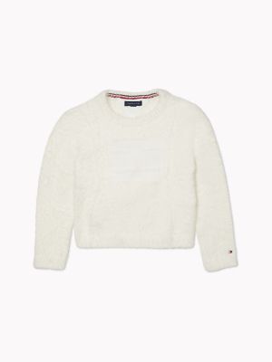 tommy hilfiger white pullover