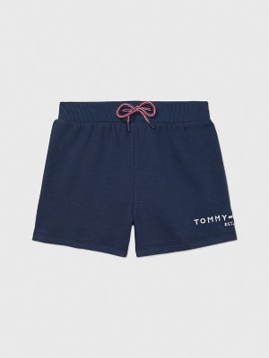 Tommy Hilfiger Junior logo-print cotton shorts set - Red