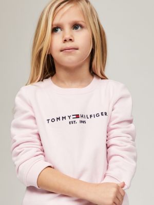 Kids\' Embroidered | Tommy Logo USA Sweatshirt Tommy Hilfiger