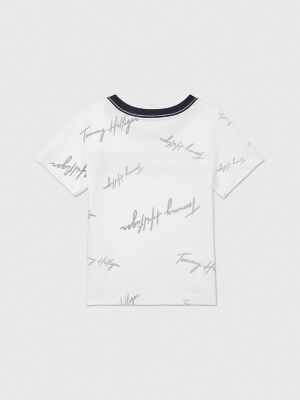 Babies\' Signature Flag Stripe Logo T-Shirt | Tommy Hilfiger USA