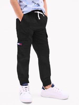 Kids' Stretch Cargo Jogger Pant, Black