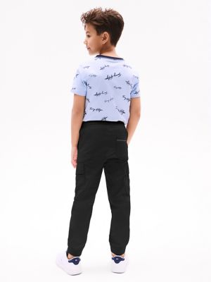 Детские брюки Tommy Hilfiger Kids' Stretch Cargo Jogger Pant — фото 4