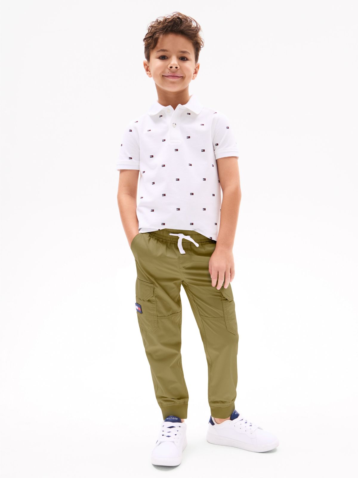 Kids' Stretch Cargo Jogger Pant — Wild Olive