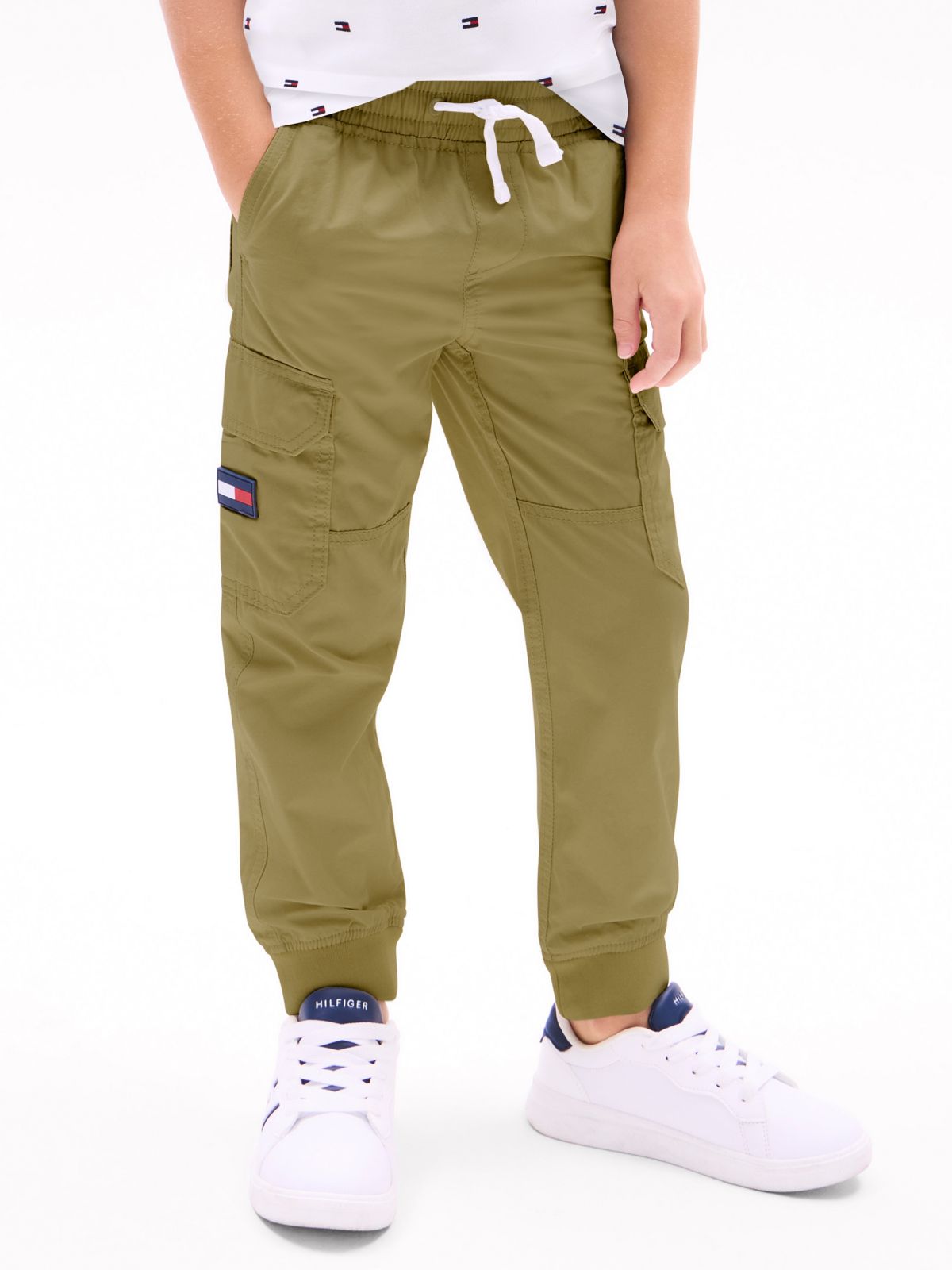 Kids' Stretch Cargo Jogger Pant — Wild Olive