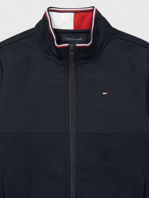 Детские куртки Tommy Hilfiger Kids' Mockneck Windbreaker — фото 3