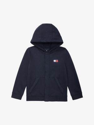 Kids' Flag Hoodie, Sky Captain-Pt