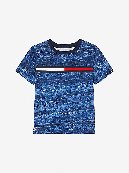 Graphic Short Sleeve T-Shirt Many Styles! Tommy Hilfiger Boys Solid Stripe 