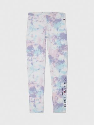 Pastel pink galaxy leggings