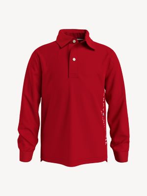 long sleeve polo tommy