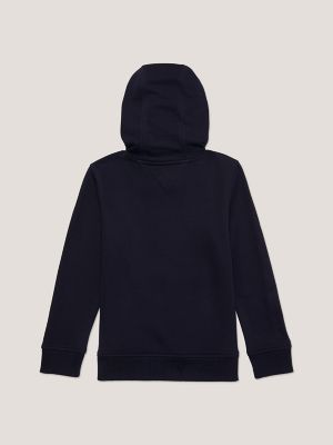 Kids' Tommy Logo Hoodie, Navy