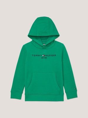 Tommy Hilfiger Kids' Tommy Logo Hoodie - Green - Xs