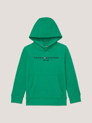 Green sales hilfiger hoodie