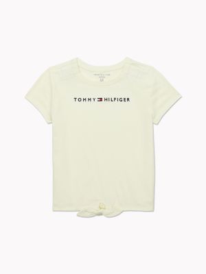 Kids\' Tie-Front Logo T-Shirt | Tommy Hilfiger USA
