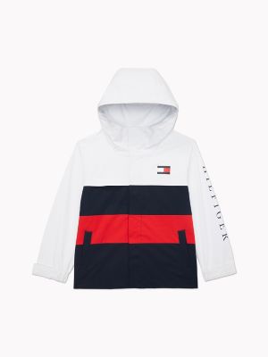 Tommy hilfiger best sale colorblock hooded jacket