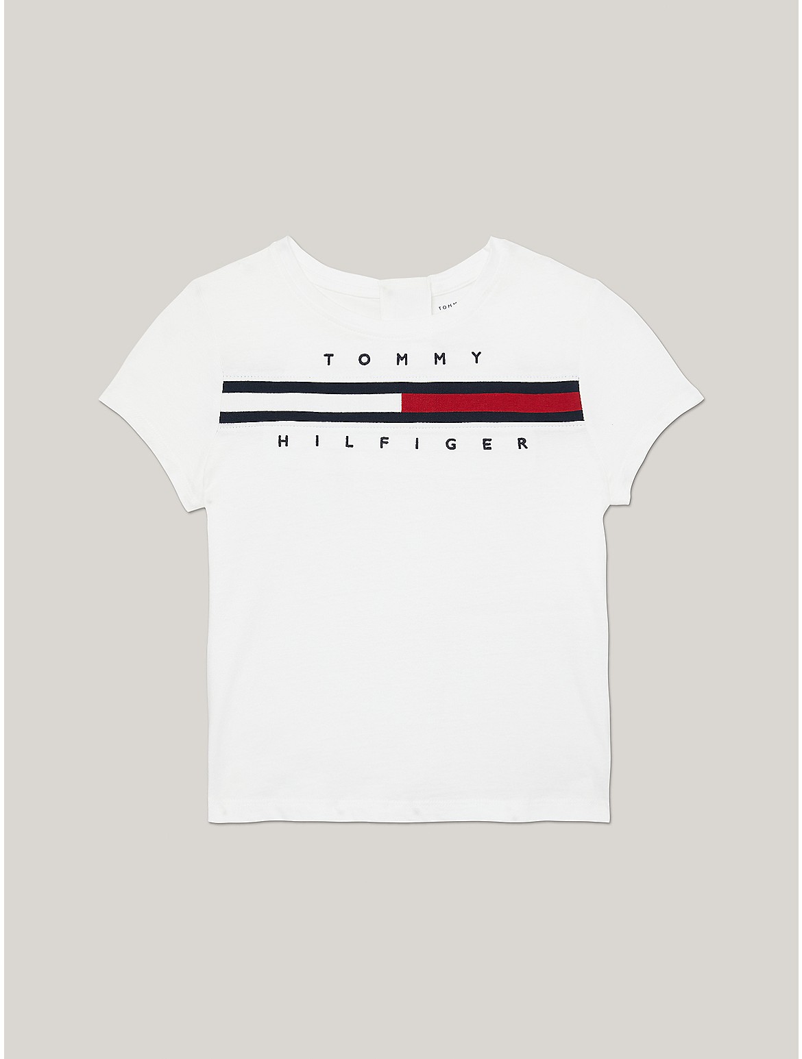 Tommy Hilfiger Girls' Flag Stripe T-Shirt