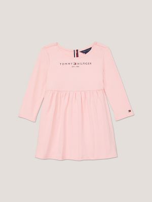 Tommy Hilfiger Sweatshirt - Baby Girl Monogram - Pink Crystal