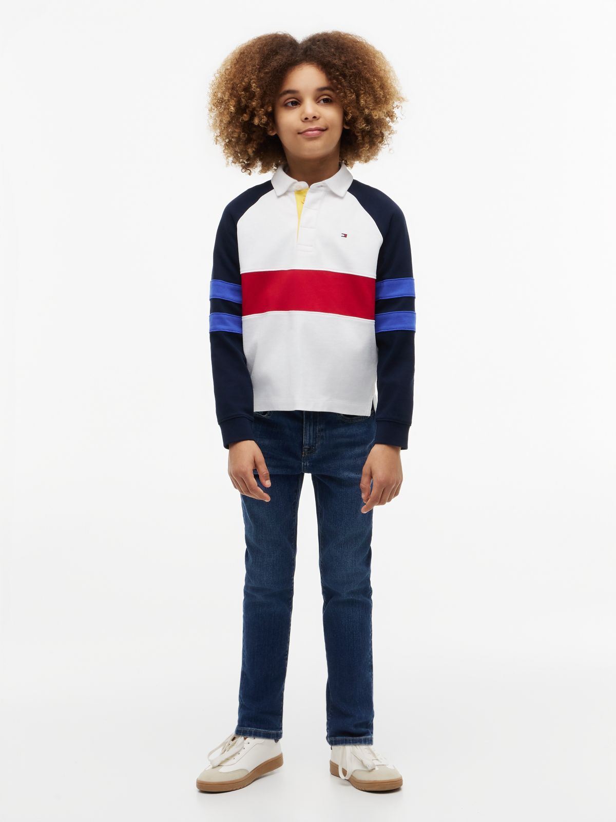 Kids' Slim Fit Stretch Jean — Dark Wash