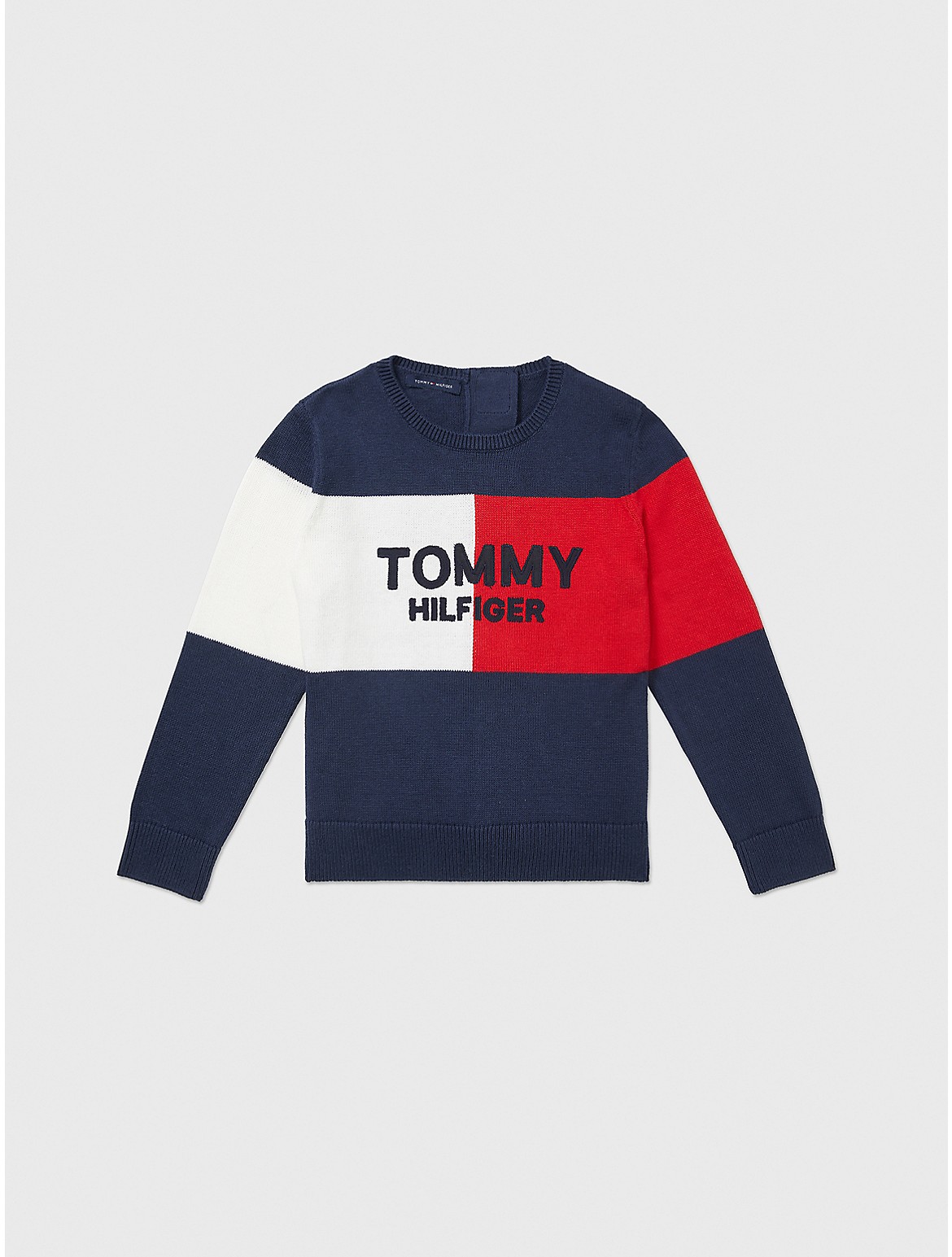 Tommy Hilfiger Boys' Kids' Seated Fit Flag Sweater