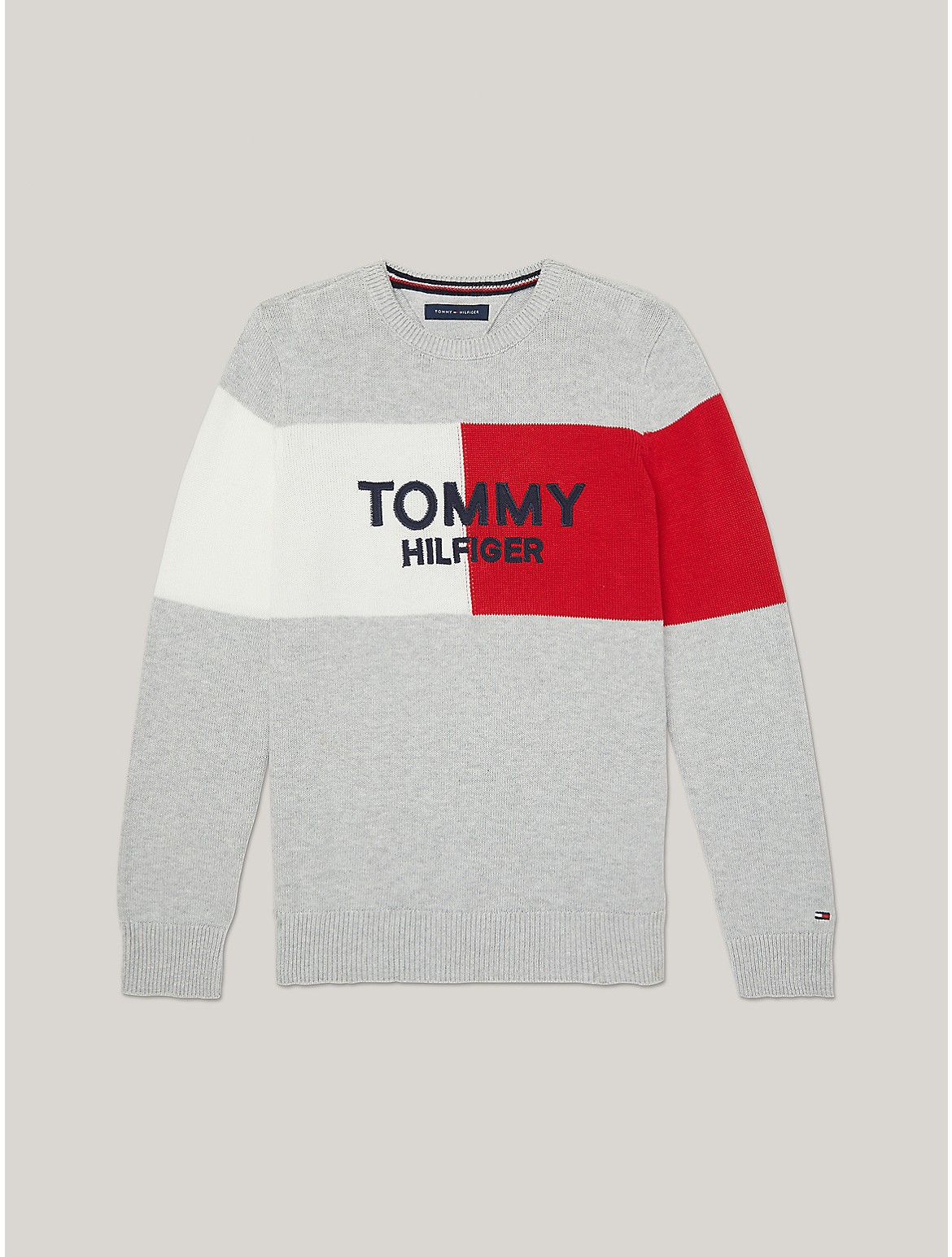 Tommy Hilfiger Boys' Flag Logo Sweater