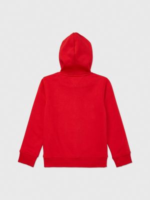 Kids' Glow In The Dark Hoodie, Apple Red