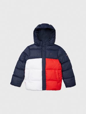 Adskillelse Fyrretræ digtere Flag Puffer Jacket | Tommy Hilfiger