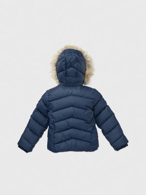 Essential faux fur hooded online down coat tommy hilfiger