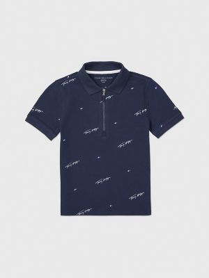 Kids' Logo Print Polo | Tommy Hilfiger USA