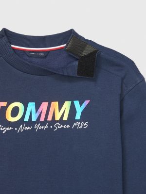 Tommy jeans multicolor logo crew neck sweatshirt cheap