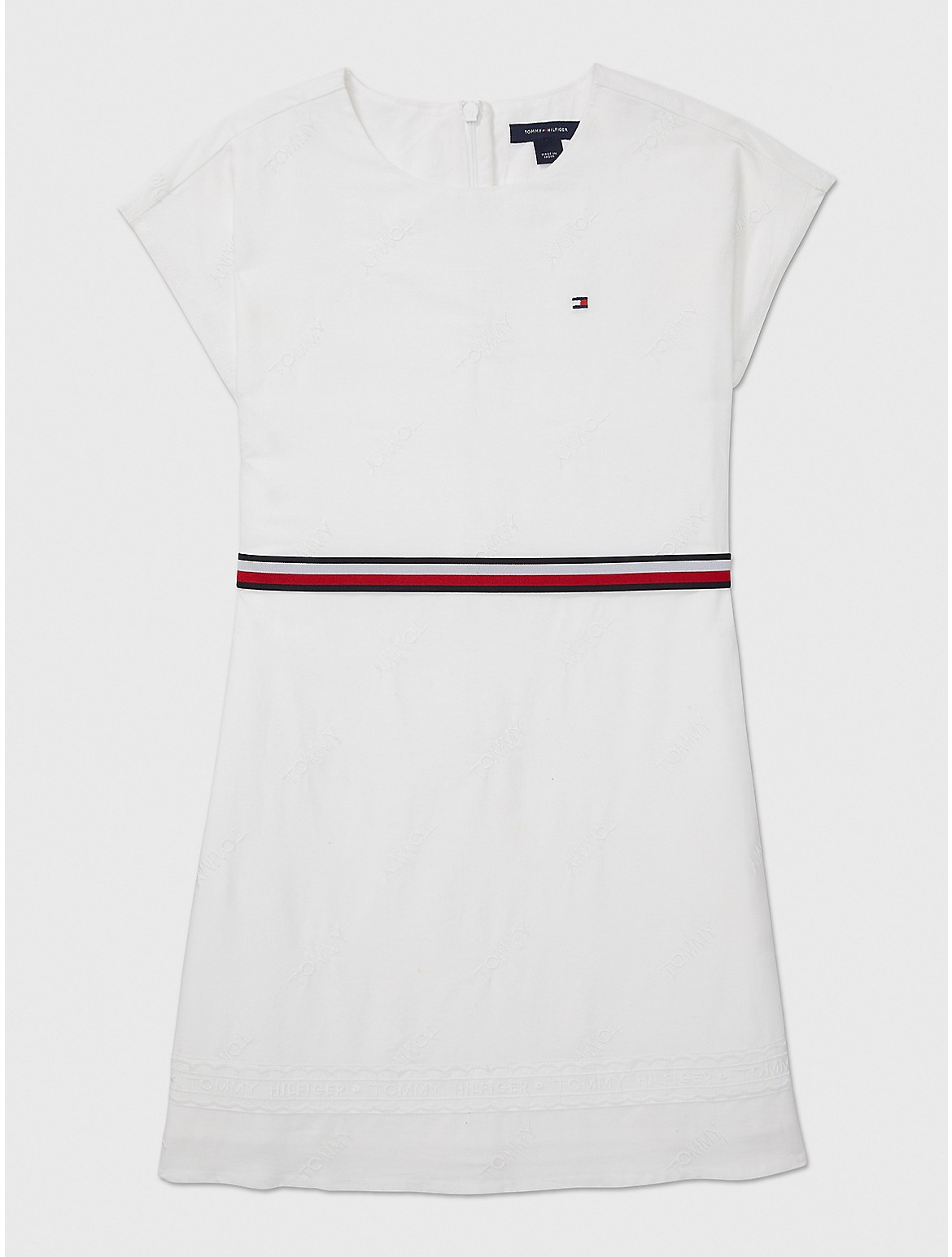 Tommy Hilfiger Girls' Kids' Logo Stripe Dress