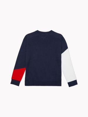 Perry colorblocked raglan sleeve sweater 2024 tommy hilfiger