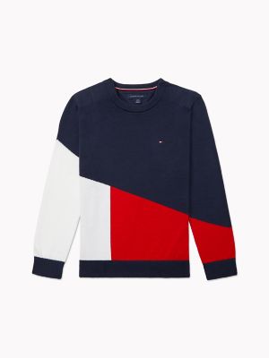 Tommy colorblock sweatshirt sale