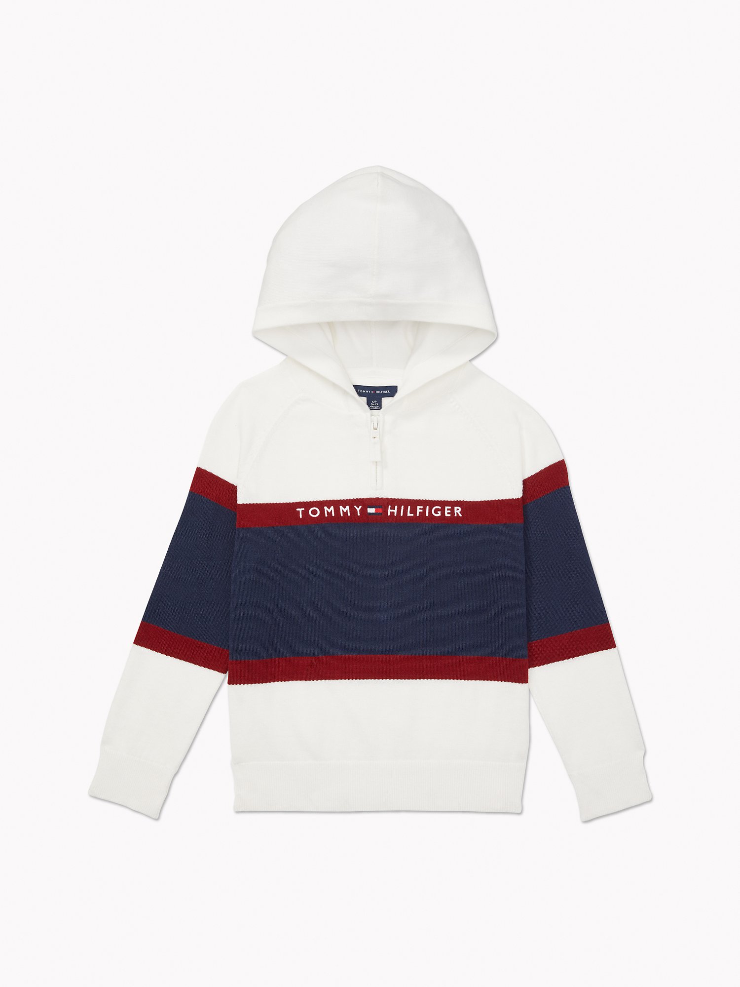 Colorblock Hooded Sweater |