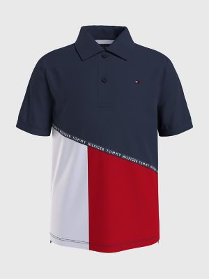 Kids' Solid Stretch Polo