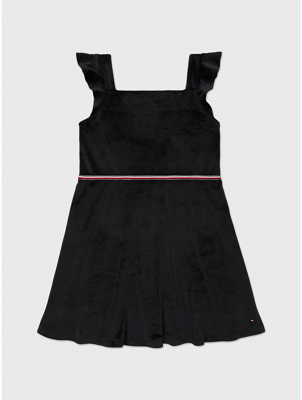 Tommy Hilfiger Girls' Flutter Dress - Black - L