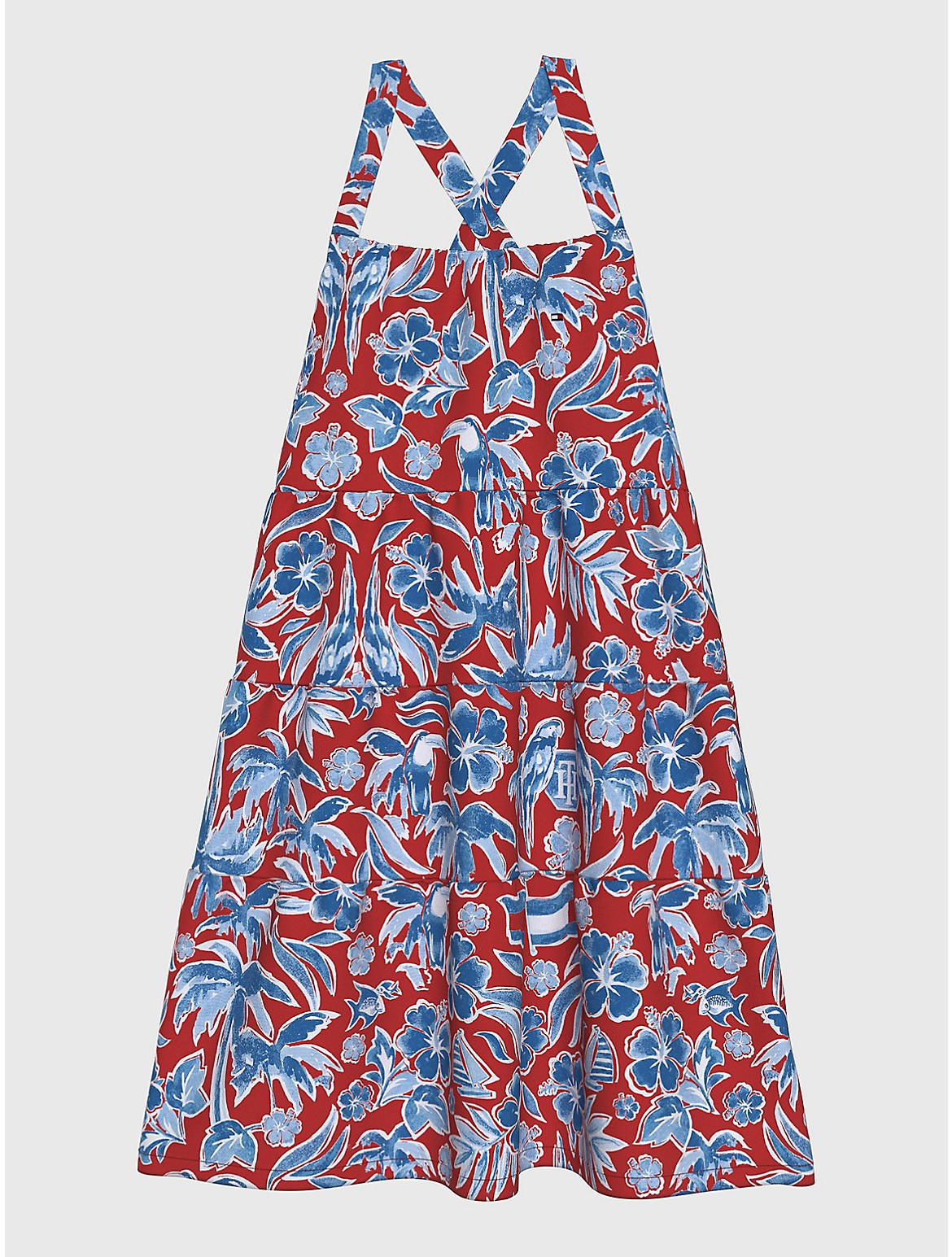 Tommy Hilfiger Girls' Kids' Island Print Dress - Multi - 2