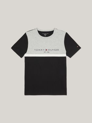 Colorblock T-Shirt, Black