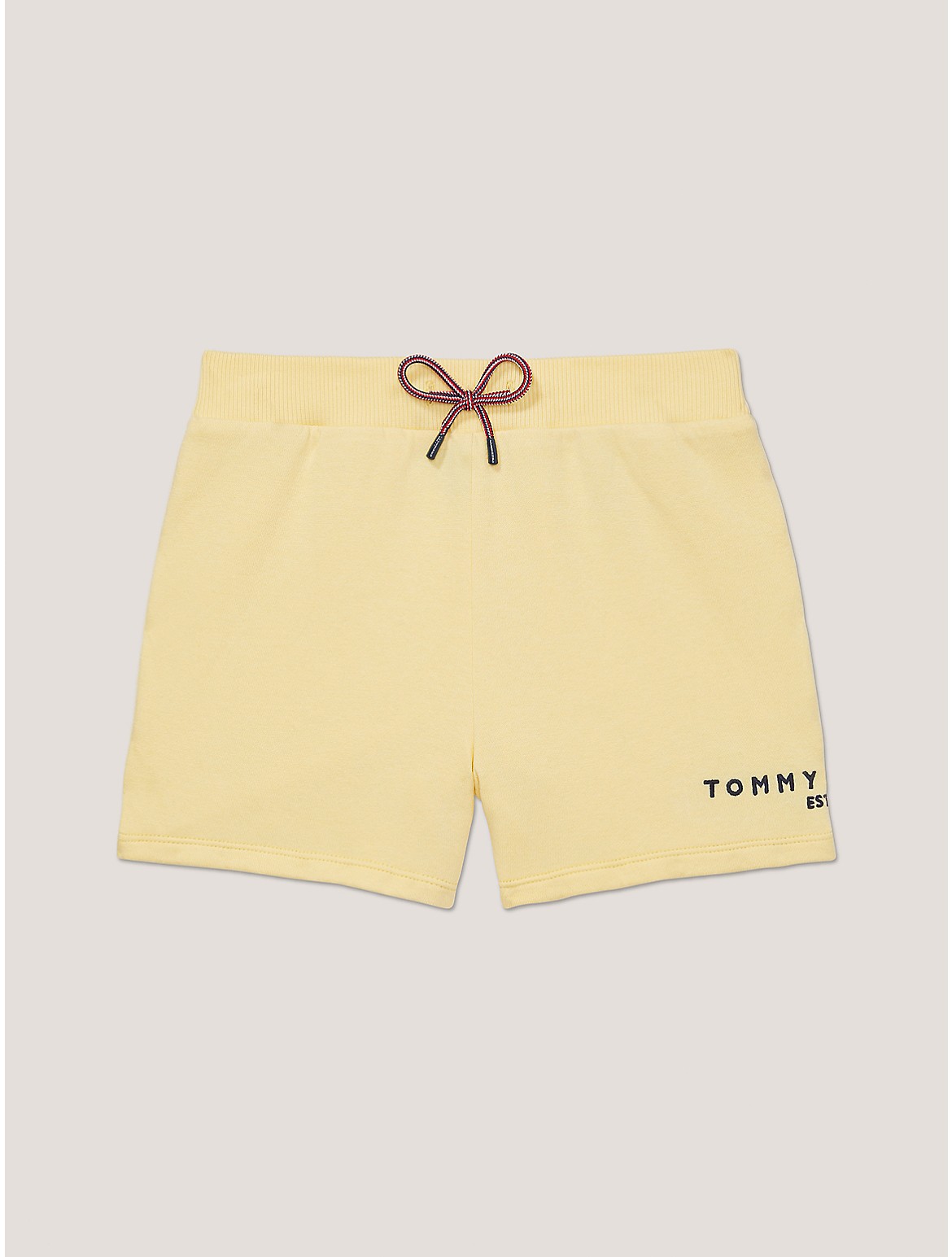 Tommy Hilfiger Girls' Kids' Knit Logo Sweatshort - Yellow - L