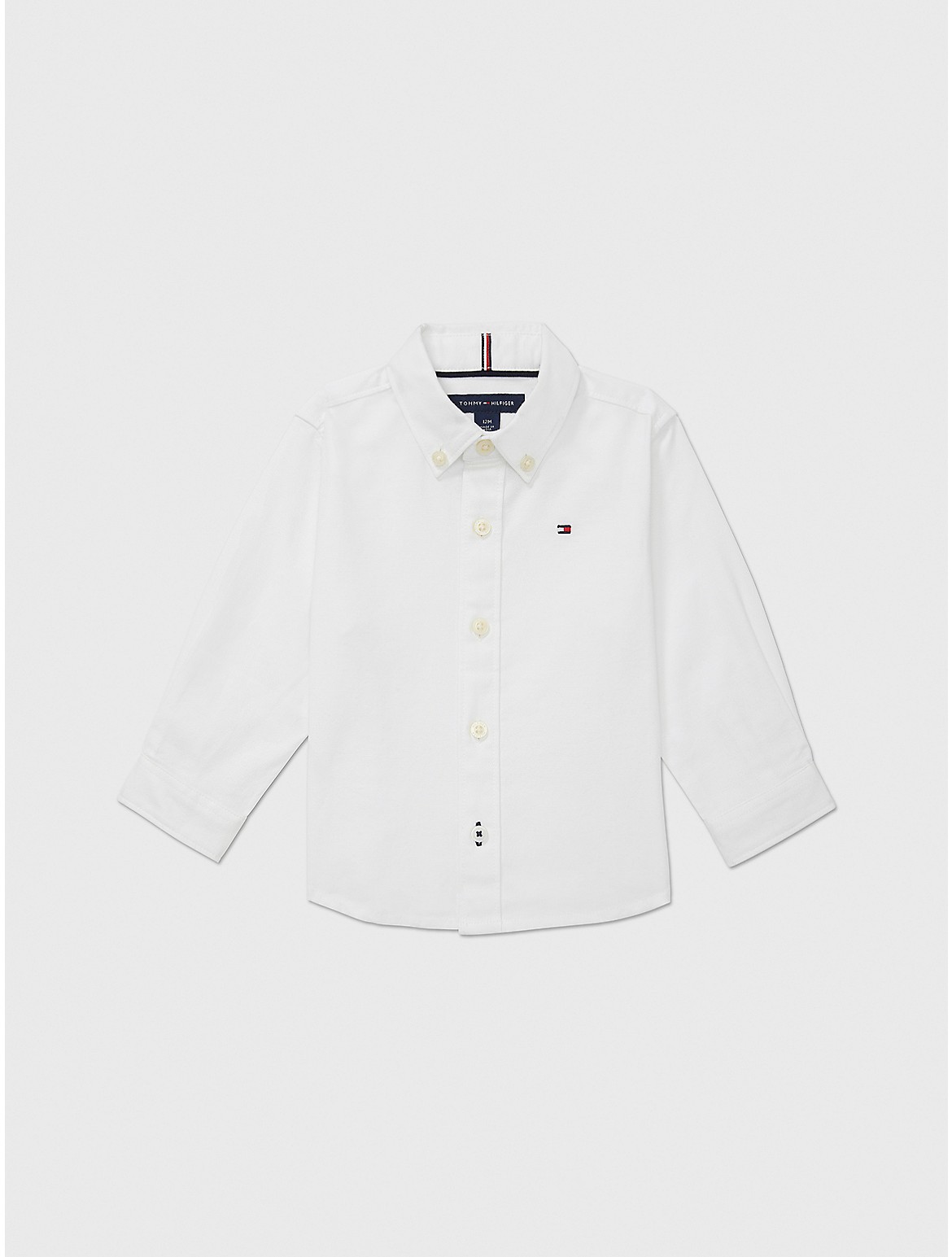 Tommy Hilfiger Boys' Babies' Stretch Oxford Shirt - White - 3-6M