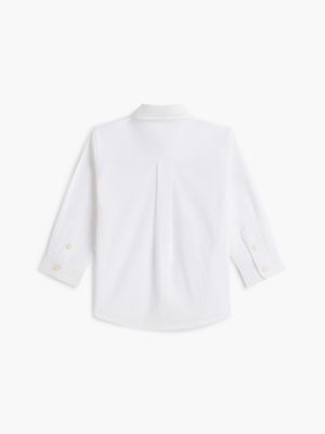 Детские рубашки Tommy Hilfiger Babies' Stretch Oxford Shirt — фото 2