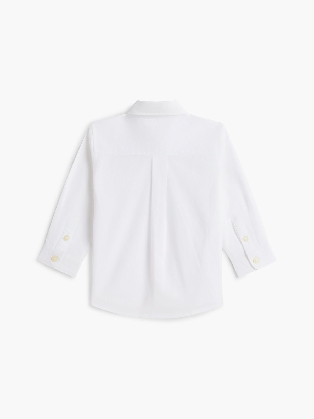 Babies' Stretch Oxford Shirt — Optic White