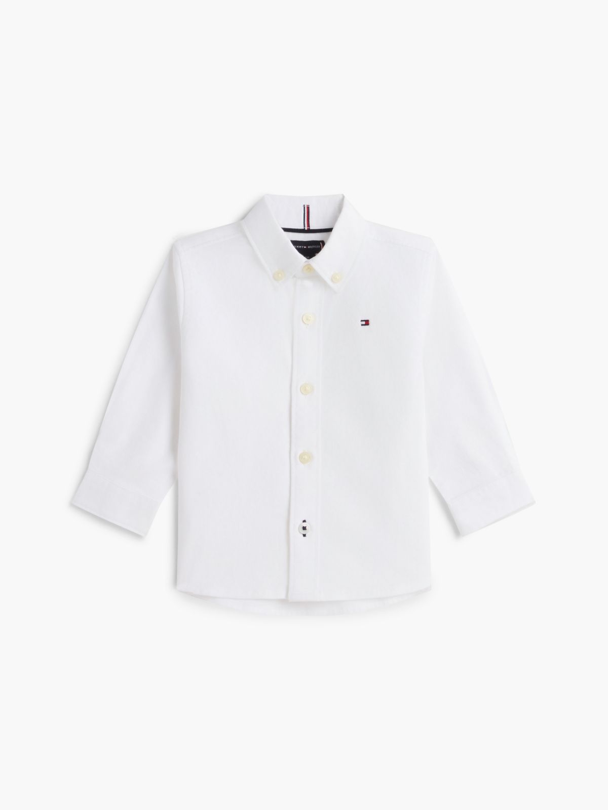 Babies' Stretch Oxford Shirt — Optic White