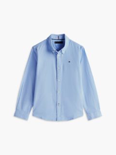 Kids' Stretch Oxford Shirt — Powder Blue 5