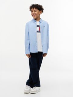 Kids' Stretch Oxford Shirt — Powder Blue 2