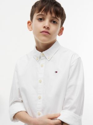 Kids' Stretch Oxford Shirt | Tommy Hilfiger