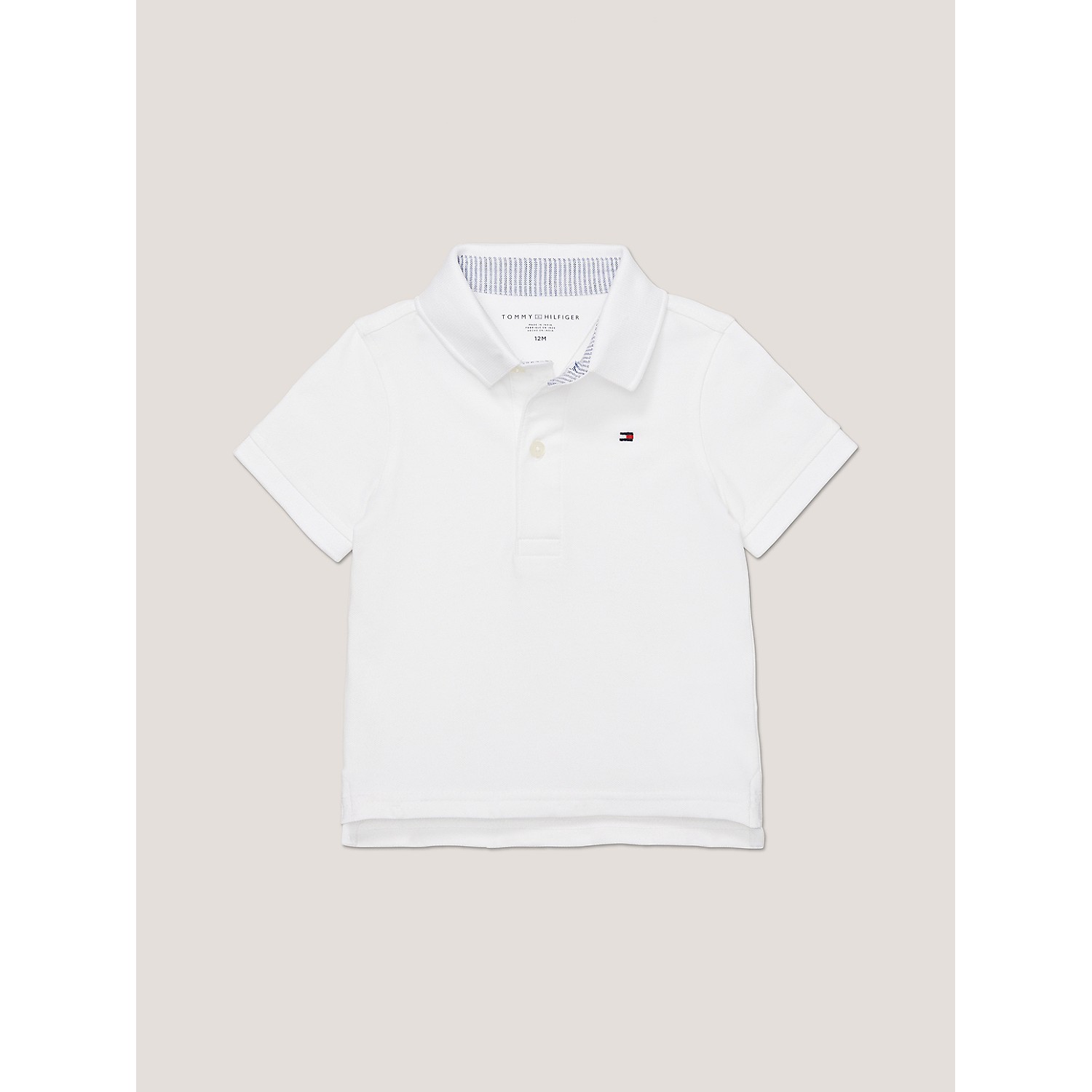 TOMMY HILFIGER Babies Solid Stretch Polo