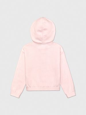 Baby pink tommy deals hilfiger hoodie