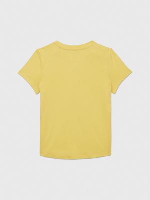 Kids' Logo T-Shirt, Cheerful Yellow