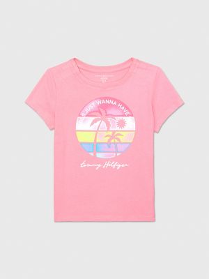 Tommy Hilfiger Women's Pink T-shirts